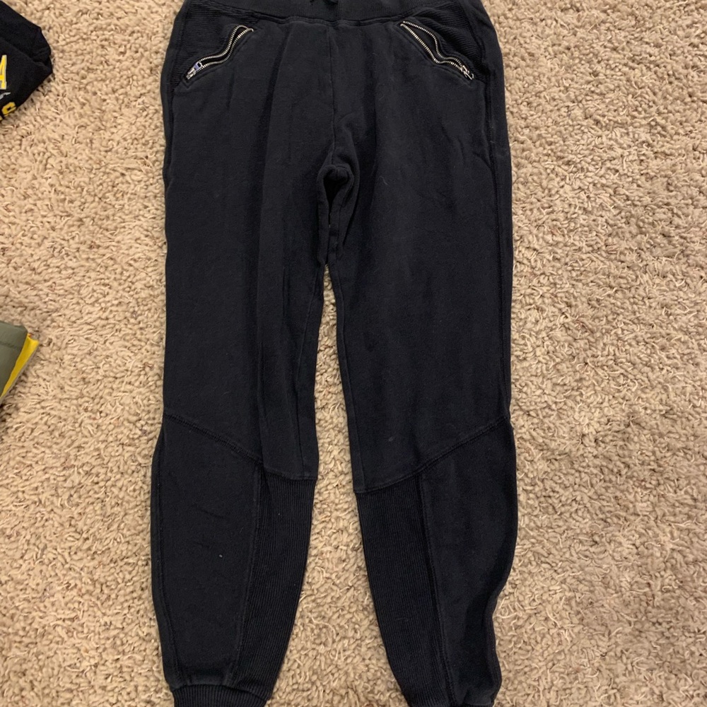 drawstring waistband black joggers